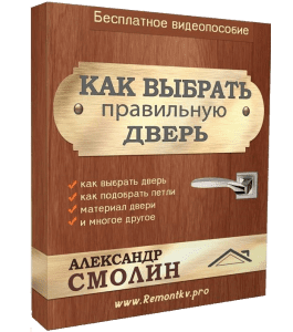 Бесплатный видеокурс Как выбрать дверь (Александр Смолин)