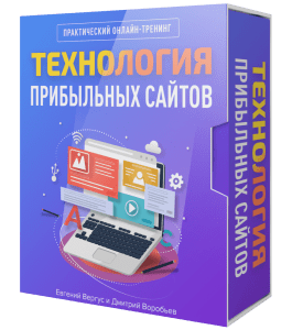 Тренинг Технология прибыльных сайтов (Евгений Вергус, Дмитрий Воробьев)