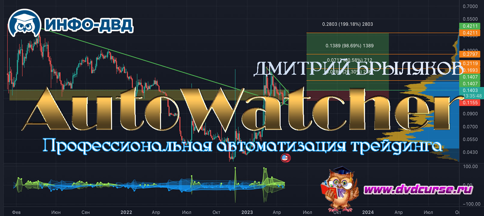 Видеозапись Автоматизация трейдинга с AutoWatcher - Дмитрий Брыляков, Издательство Info-DVD