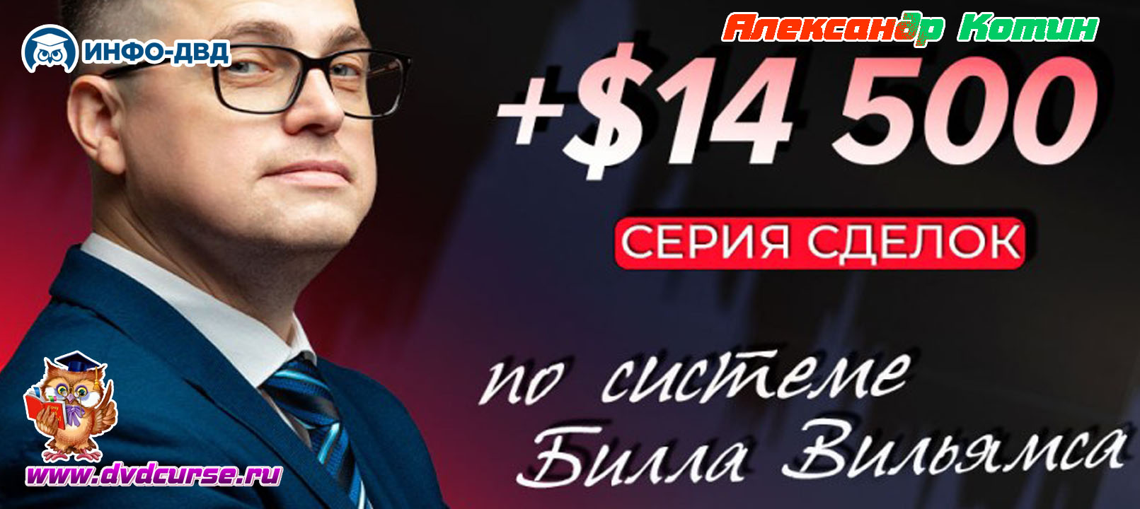 Видеозапись Как я забрал $14 500 с одного движения по ETH - Александр Котин, Издательство Info-DVD