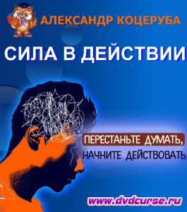 Тренинг Сила в действии! Хватит думать, начните делать (Александр Коцеруба)