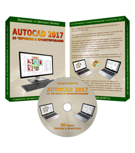 Видеокурс 2D технология проектирования и создания чертежей любых видов в AutoCAD 2017 (Дмитрий Лапин)