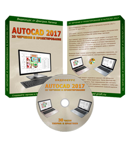 Видеокурс 2D технология проектирования и создания чертежей любых видов в AutoCAD 2017 (Дмитрий Лапин)