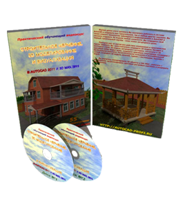 Видеокурс Строительное черчение, 3D моделирование и визуализация в AutoCAD 2011 и 3D Max (Дмитрий Лапин)