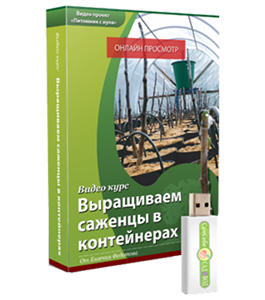 Видеокурс Выращиваем саженцы в контейнерах (Евгений Федотов, Роман Врублевски, Сам себе садовод)