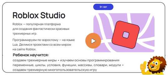 Онлайн - урок "Roblox для детей 9-12 лет" - Никита Гуртовцев, Онлайн-школа программирования для 5-15 лет Онлайн - урок