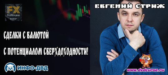 Видеозапись Сделки с валютой с потенциалом сверхдоходности - Евгений Стриж, Издательство Info-DVD Видеозапись Сделки с валютой с потенциалом сверхдоходности - Евгений Стриж, Издательство Info-DVD