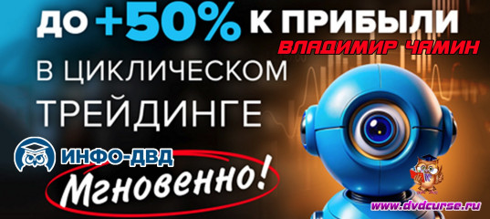 Трансляция TradingVision.PRO. +20% до +50% к прибыли. Мгновенно - Владимир Чамин, Издательство Info-DVD