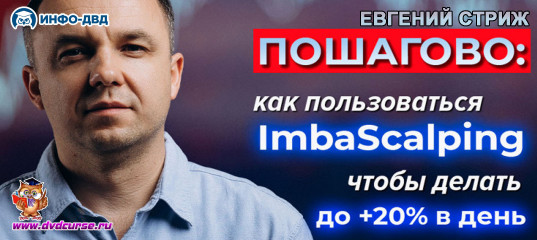 Видеозапись Как пользоваться системой ImbaScalping - Евгений Стриж, Издательство Info-DVD Видеозапись Как пользоваться системой ImbaScalping - Евгений Стриж, Издательство Info-DVD