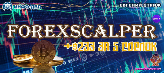 Видеозапись ForexScalper. День третий: +$233 за 5 сделок - Евгений Стриж, Издательство Info-DVD Видеозапись ForexScalper. День третий: +$233 за 5 сделок - Евгений Стриж, Издательство Info-DVD