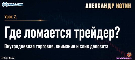 Видеозапись Где ломается трейдер? - Александр Котин, Издательство Info-DVD