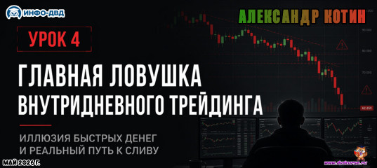 Видеозапись Главная ловушка внутридневного трейдинга - Александр Котин, Издательство Info-DVD